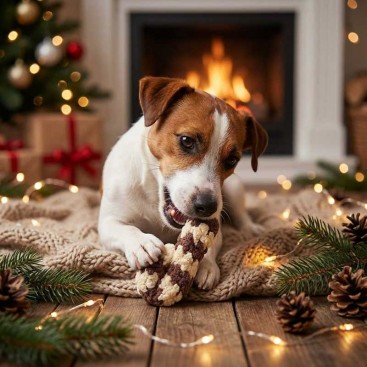 Новорічна іграшка для собак і котів Montmorency - Christmas Stick Brown