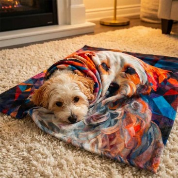 Флисовое одеяло Montmorency - Maltese,140х100 см