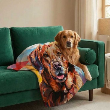 Флисовое одеяло Montmorency - Retriever,140х100 см