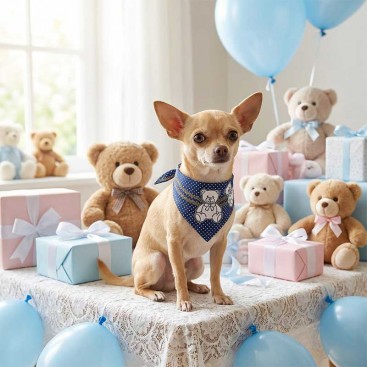 Бандана для собак с вышивкой Montmorency - Teddies