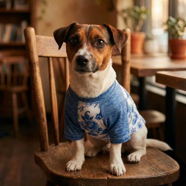 Футболка для собак Montmorency - Porcelain, M mini