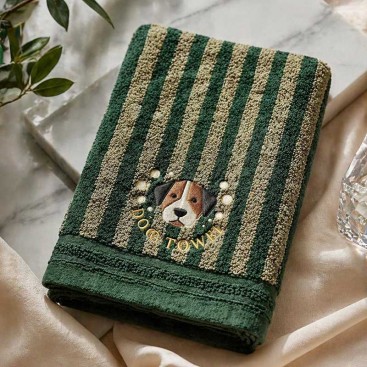 Полотенце для собак с вышивкой Montmorency - Gentleman’s Dog Towel (50x90 см)