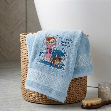 Полотенце для собак с вышивкой Montmorency - You Really Need a Towel (70×130 см)