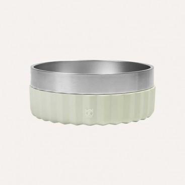 Миска для животных на силиконовой основе Zee.Dog - Tuff Bowl Medium Mayo Star Sage