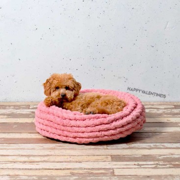 Лежанка для собак и котов Lord Lou - Lisa Washed Pink cushion S
