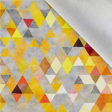 Зимний комбинезон из мембранной ткани на утеплителе - Triangle yellow 31-35 см