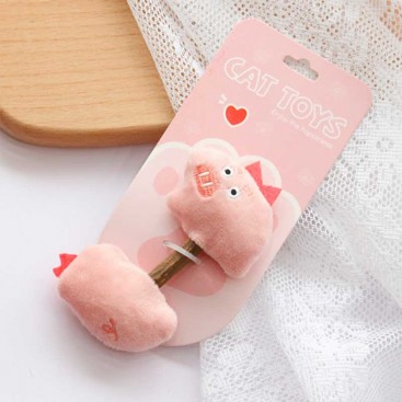 Іграшка з натуральним деревом та котячою м'ятою Naturally - Pig
