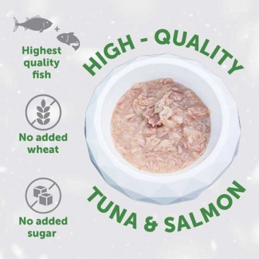 Влажный корм для собак с белой шерстью тунец, лосось Nature's Protection-Tuna and Salmon,70г
