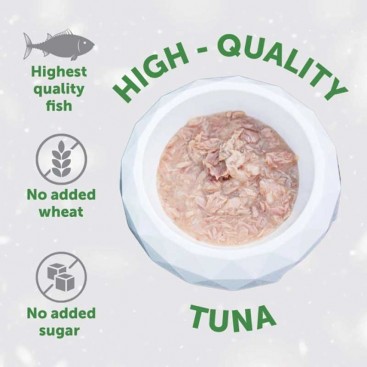 Влажный корм для собак с белой шерстью с тунцем Nature's Protection - Tuna, 70 г