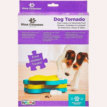 Интерактивная игрушка для собак и кошек Nina Ottosson - Dog Tornado Blu