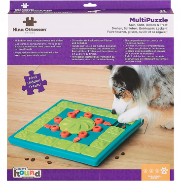 Интерактивная игрушка для животных 4-го уровня сложности Nina Ottosson - MultiPuzzle