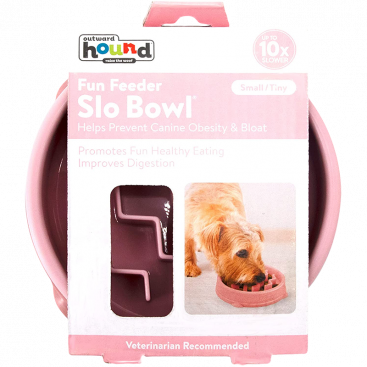 Миска-лабиринт OutwardHound - Fun Feeder Zipper - Pink Small, 90 мл