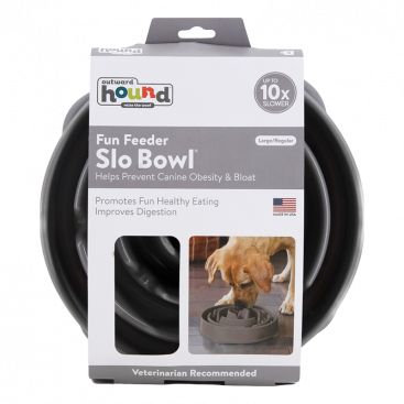 Миска-лабіринт OutwardHound - Fun Feeder Flower - Grey Large, 480 мл