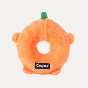 Мягкая игрушка для собак пончик тыква с пищалкой ZippyPaws - Halloween Donutz Buddies Pumpkin