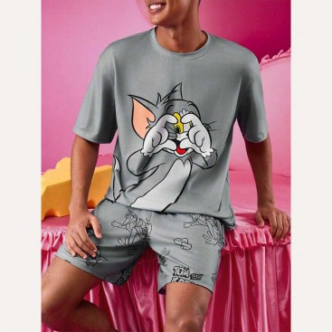 Пижама мужская шорты+футболка Fansphere Underwear & Sleepwear - Tom&Jerry 52 (XL)