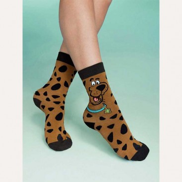 Шкарпетки жіночі Fansphere Goods - Scooby-Doo brown, 36-39