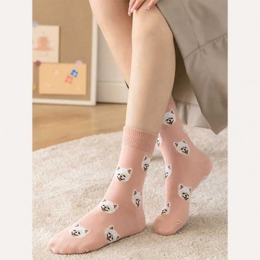 Шкарпетки жіночі зі шпицем Holiday - Pink Dream, 36-39