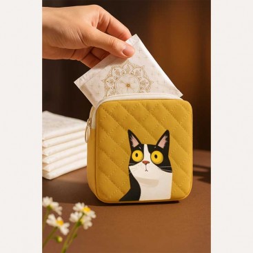 Косметичка для гігієнічних прокладок EveryDay - Mustard Cat