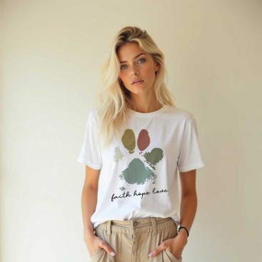 Футболка жіноча InLove - Colorfull Paw, XL