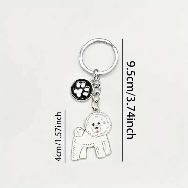 Брелок з бішоном Woody - Bichon Frise