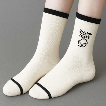 Шкарпетки з бішоном PlaySox - Bichon Frise, 36-39