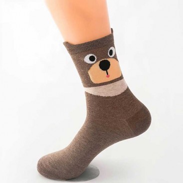 Носки с ушками Julia - Brown Dog with ears, 36-39