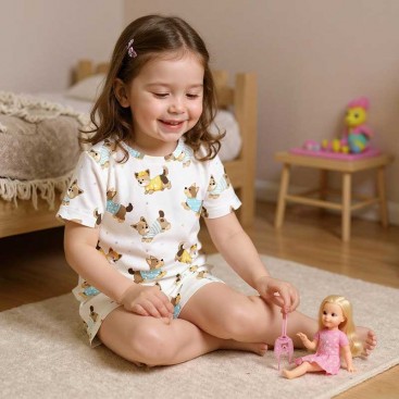 Піжама зі штанцями для малюків 3 років EveryDay Kids - Cuty Dogs