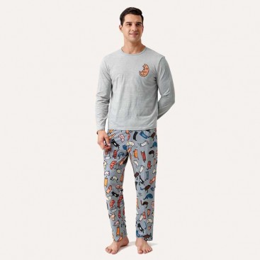 Пижама мужская Your Pajamas - Sleeping Cat, XL
