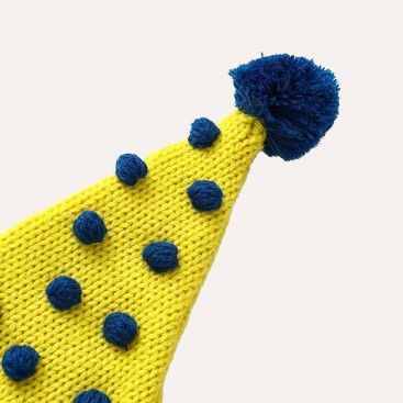 Шапка вязаная для собак Fried Doodle Twist Ball - Yellow, S