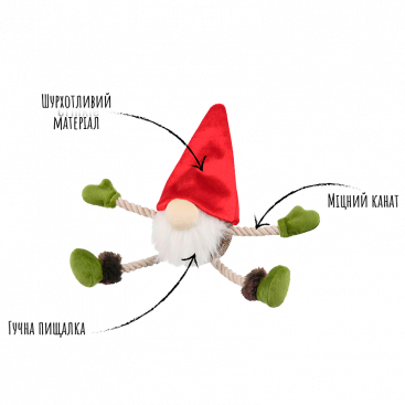 Игрушка для собак гном Pet Play - Gnome