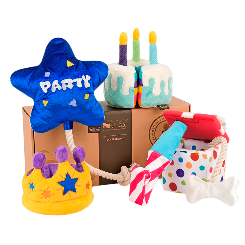 М'яка іграшка для собак Pet Play - Party Time Raise the Woof Party Horn, XS