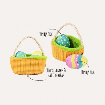 Игрушка для собак Hippity Hoppity - Egg Basket Pet Play