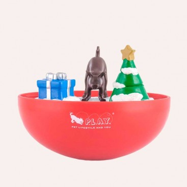 Интерактивная игрушка-головоломка для собак Pet Play - Wobble Ball Red