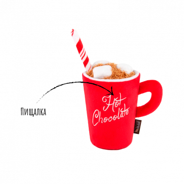Мягкая игрушка для собак горячий шоколад Pet Play - Hot chocolate