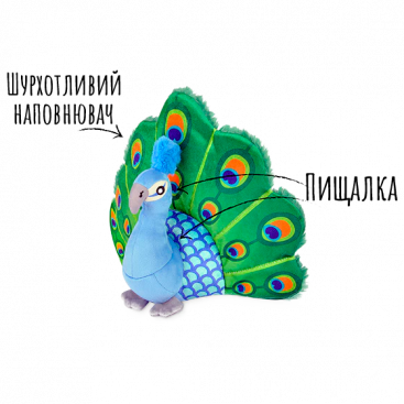 Мягкая игрушка для собак павлин Pet Play - Percy the Peacock