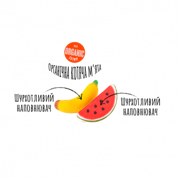 Набор мягких игрушек для котов с кошачьей мятой Pet Play - Tropical Fruits