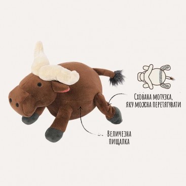 Мягкая игрушка для собак PetPlay - Big Five of Africa Cape Buffalo