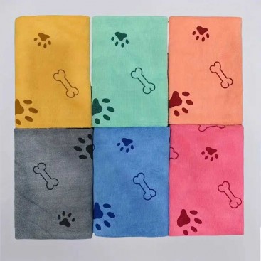 Полотенце для животных PetBath - Light Blue Paws (50x100 см)