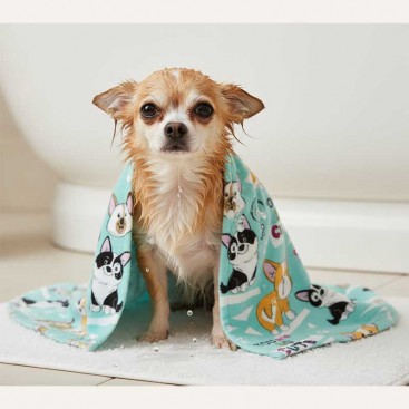 Рушник для собак PetBath - Sweet Corgi, 45х66 см