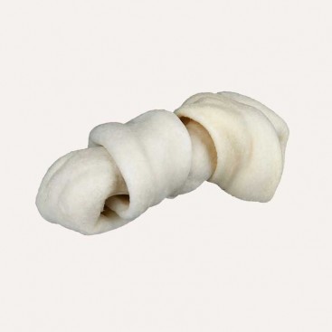 Косточка для чистки зубов натуральная кожа - Trixie Denta Fun 11 см/50 г