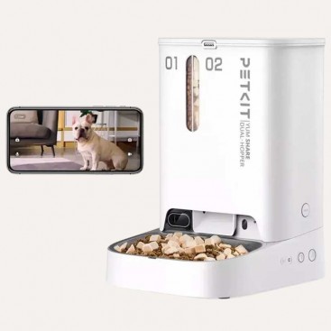 Автоматична смарт-годівниця з камерою і двома контейнерами PetKit-Yumshare Dual-Hopper with Camera
