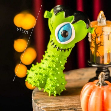Іграшка для домашніх тварин з шипами Halloween - Green monster