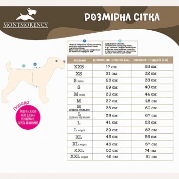Худі для собак Montmorency - Khaki 25 см