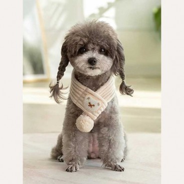 Шарф для тварин з ведмедиком PetsIn - Cream Bear Scarf