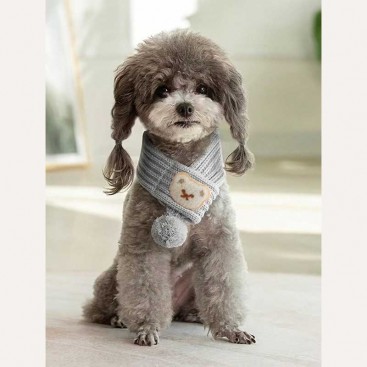 Шарф для животных с мишкой PetsIn - Grey Bear Scarf
