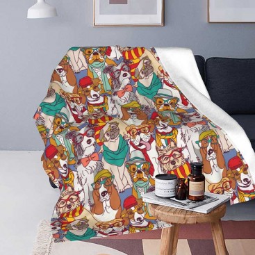 Фланелевий плед для собак Home Creative - Kaleidoscope, 70x100 см
