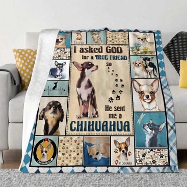 Фланелевий плед для собак Home Creative - Chihuahua, 100x150 см