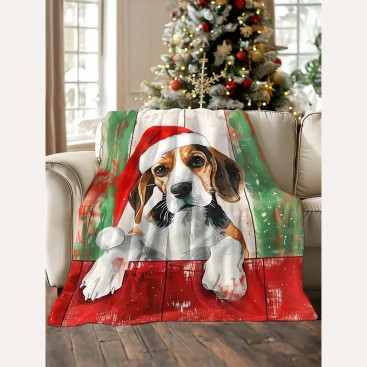 Фланелевий плед для собак Home Creative - Italian Beagle, 130x150 см