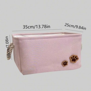 Кошик для зберігання іграшок для собак PetsIn - Rosy Paws