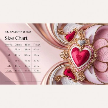 Худі для собак PetsIn - Three Hearts, M